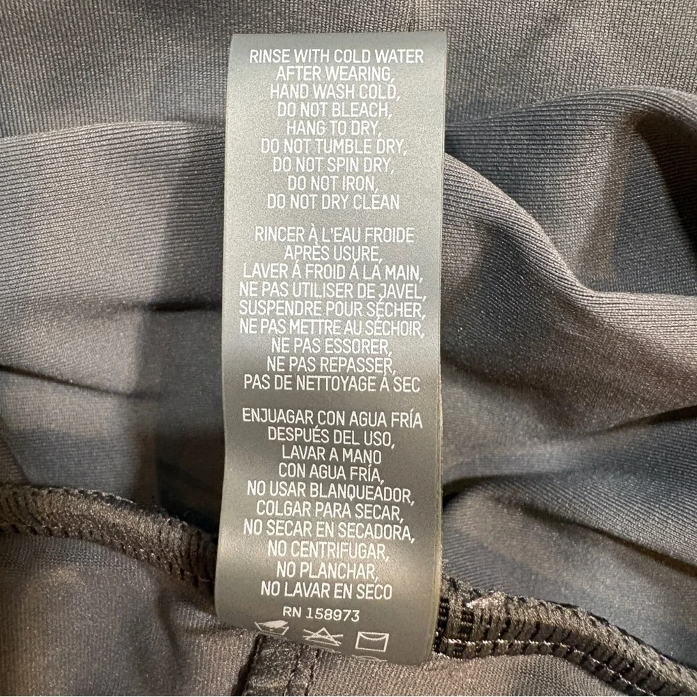 SKIMS Dark Gray Twist-Front Maxi Swim Sarong Size XXS